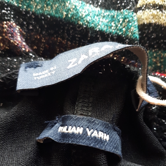 Zara | Multicoloured Striped Knit Maxi Dress - Picture 9 of 13